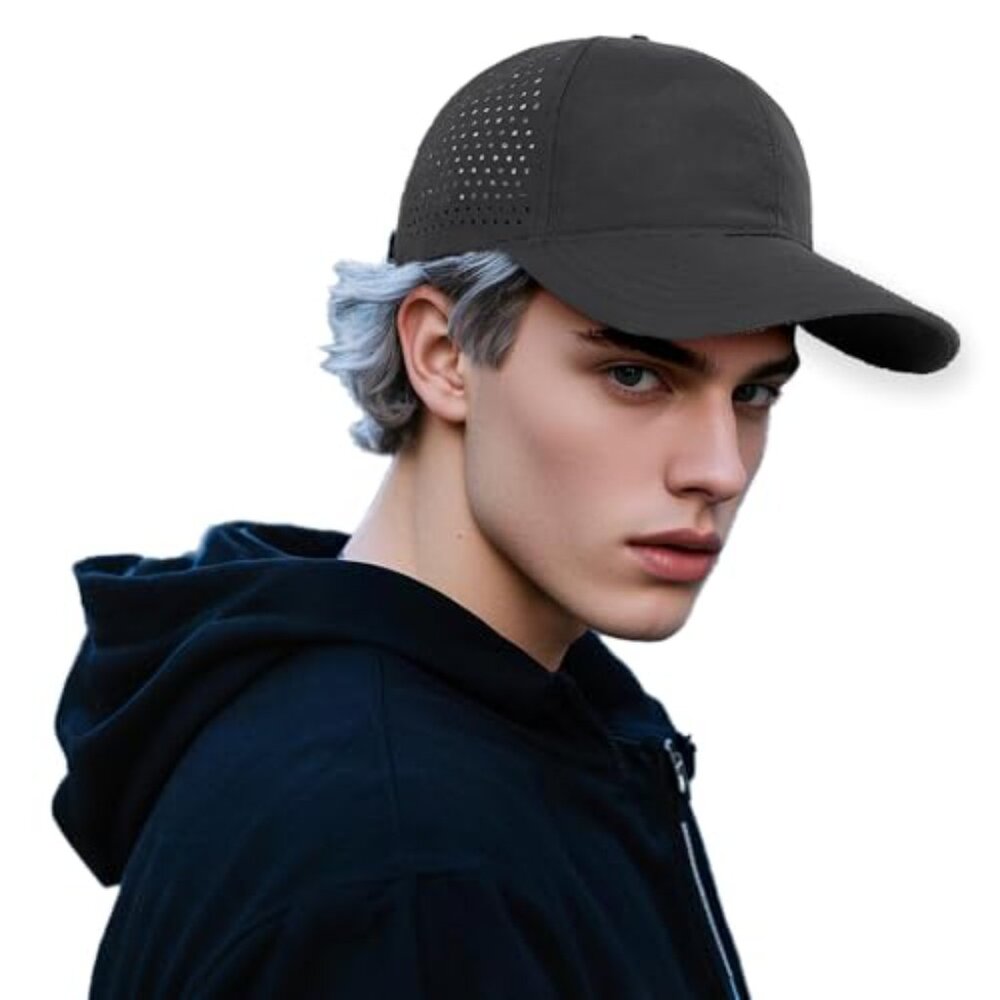 Quick Dry Baseball Cap Adjustable Mesh Breathable… - image 3